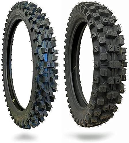 WIG Racing 70/100-19 and 90/100-16 Tire Set with Inner Tube Combo (Without Inner Tubes)