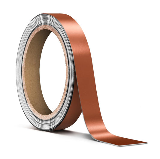 VViViD Satin Rose Gold Chrome Powder Metallic Pinstripe Vinyl Tape Roll (    x 25ft)