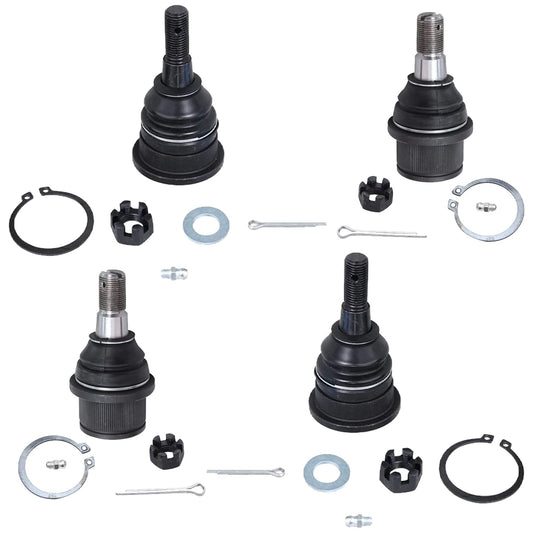 Detroit Axle - 2WD Front 4pc Ball Joints for Dodge Ram 1500 2500 3500, 4 Upper and Lower Ball Joints Replacement