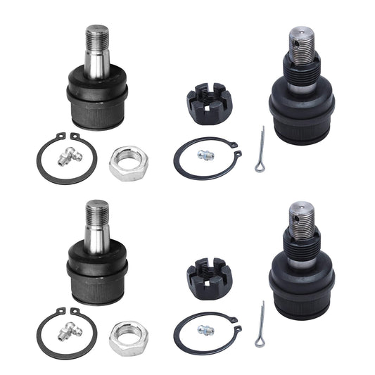 Detroit Axle - 4pc Front Ball Joints for Ford F-150 F-250 Chevrolet Blazer GMC Jimmy K10 K20 V20 K15 Suburban Dodge Ramcharger W