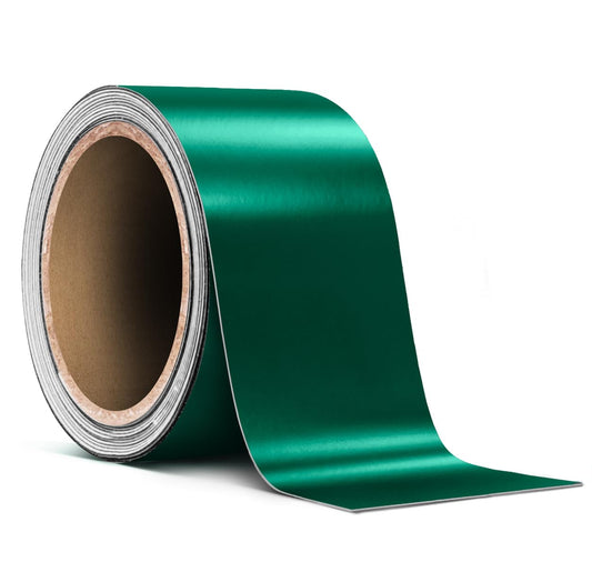 VViViD Satin Emerald Dark Green Chrome Pinstripe Vinyl Tape Roll (2    x 25ft)