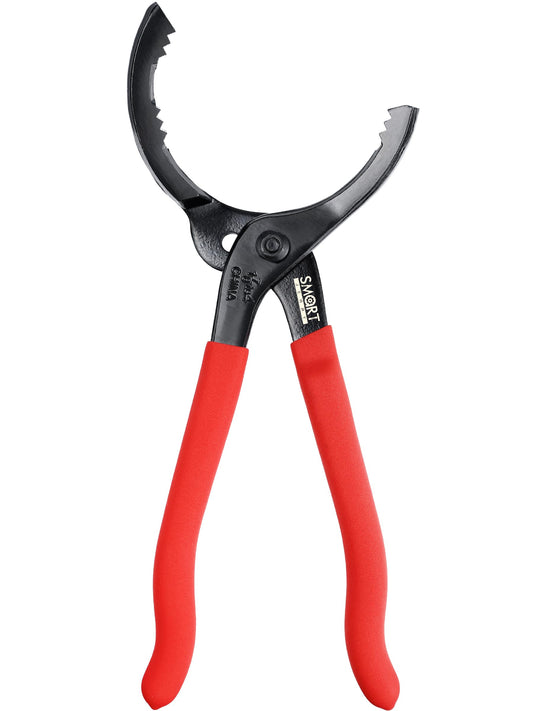 SMART JERRY - Adjustable Oil Filter Wrench | Motorcycle Oil Change Tool | 12 Oil Filter Pliers for Engine Filter, Conduit, PVC