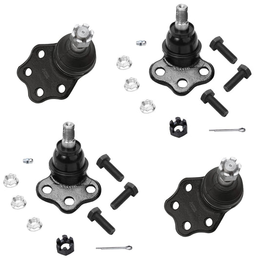 Detroit Axle - 2WD Front Ball Joints for 2000-2003 Dodge Durango 2000-2004 Dakota, 4 Upper and Lower Ball Joints 2001 2002 Repla