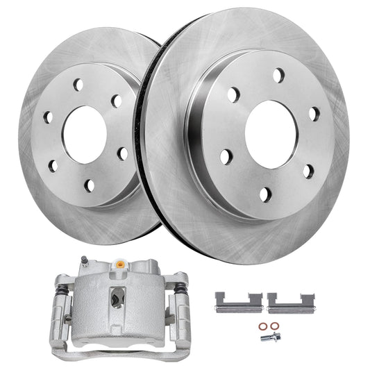 Detroit Axle - Front Brake Kit for Chevrolet GMC Silverado Sierra Express Suburban 1500 Tahoe Yukon Escalade ESV Disc Brake Roto