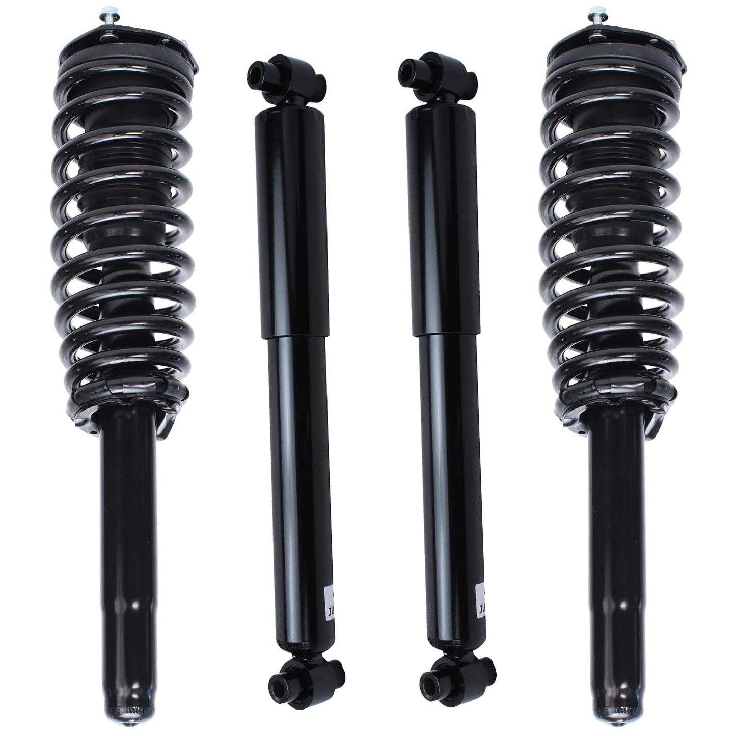 Detroit Axle - 4pc Struts Shocks for 2010-2012 Ford Fusion Lincoln MKZ 10-11 Mercury Milan Complete 2 Front Struts with Coil Spr