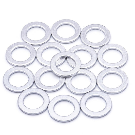 MEAJOO 15PCS Oil Crush Washers/Drain Plug Crush Washer Compatible with Honda Replacement for Part #90471-PX4-000 Accord Acura Ci