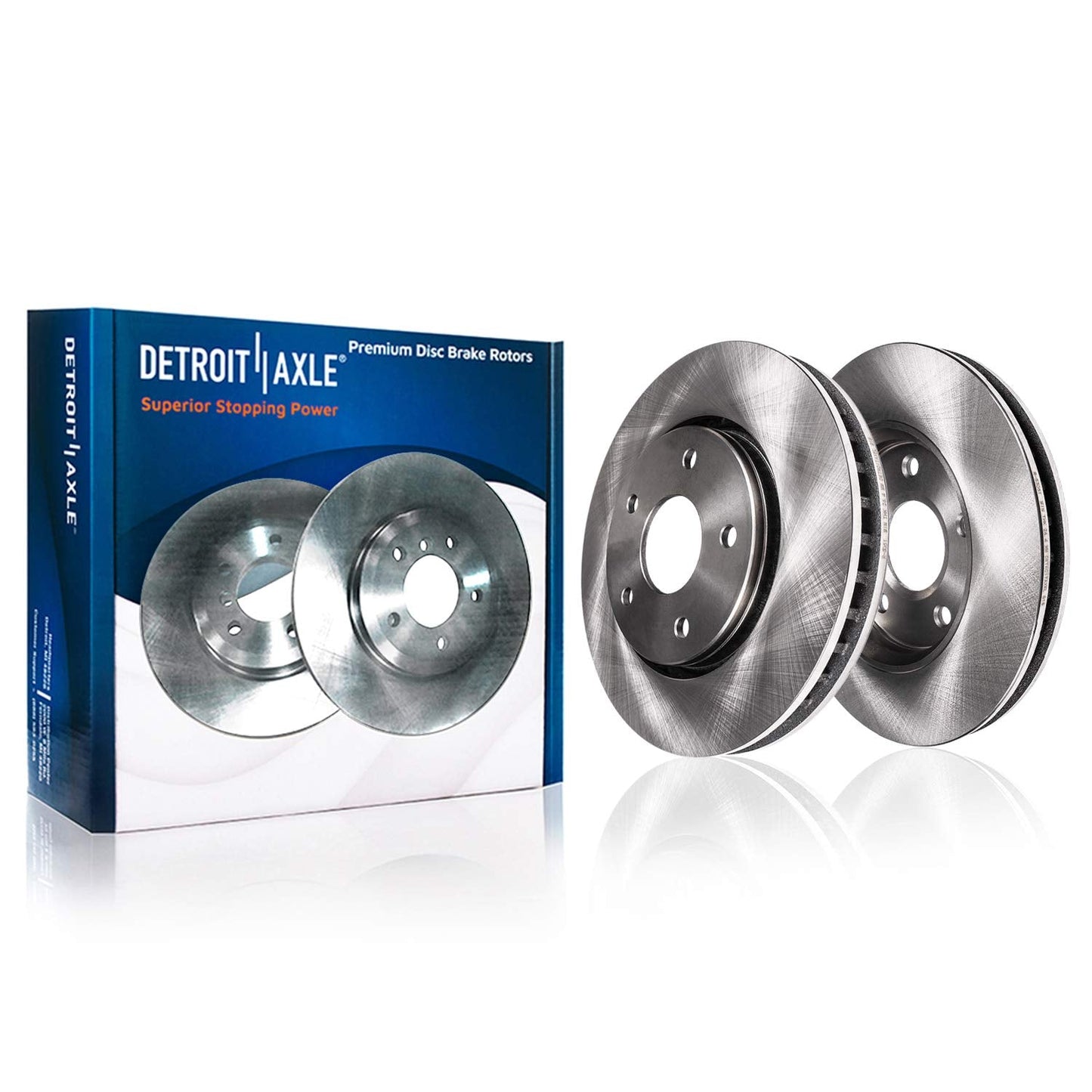 Detroit Axle - Front Brake Rotors for Chrysler 300M Concorde Intrepid LHS Dodge Intrepid [w/o Performance Package] Disc Brake Ro