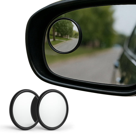 SteadMax 2 Pack Blind Spot Mirrors, HD Glass Wide Angle Convex Rearview Mirrors for Cars, Trucks, SUVs (2 Pack)
