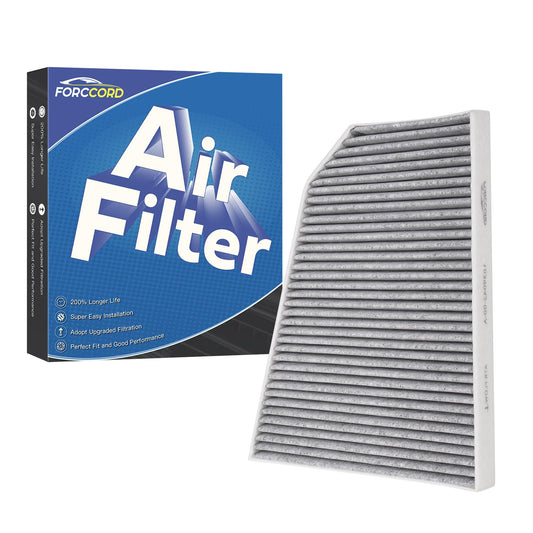 Forccord Internal Cabin Air Filter Fits for 2015-2020 Tesla Model X Cabin Filter Replacement 103904200A, 103904200B, PC99459X Ca