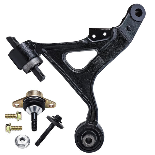 Detroit Axle - 2.4L 2.5L Front Control Arms Kit for 2007 Volvo S60, Lower Control Arm Lower Ball Joint Replacement - 2pc Set