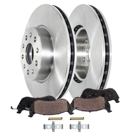 Detroit Axle - Front Brake Kit for 2021-2024 Chevrolet Camaro, Disc Brake Rotors Ceramic Brakes Pads 2022 2023 Replacement : 13.