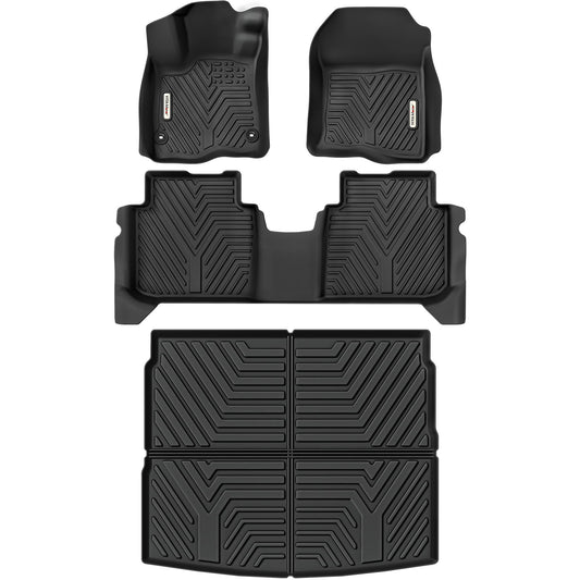 YITAMOTOR Floor Mats & Cargo Liner Fit for Honda CR-V 2026-2023, All Weather TPE Custom Fit for CRV (Gasoline & Hybrid & e:FCEV)