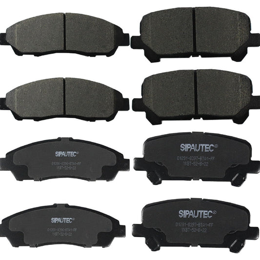 SIPAUTEC-8pcs Ceramic Brake Pads Replacement For (Honda Pilot 2009/2010/2011/2012/2013/2014/2015),(ACURA MDX 2007-2013),(ACURA Z