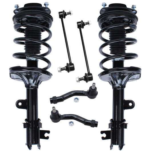 Detroit Axle - Front Struts Kit for 2005-2009 Hyundai Tucson 2005-2010 Kia Sportage 2 Ready Suspension Struts w/Coil Spring Asse