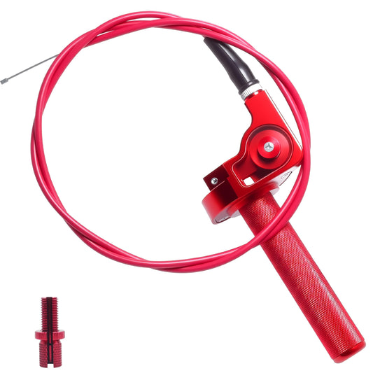 Motorcycle Throttle Grip 7/8 22mm CNC Aluminum Quick Twister with Throttle Cable for KLX CR CRF EXC XR CRF50 CRF230 50 110 125 2