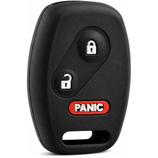 USARemote Keyless Entry Remote Key Fob Cover Silicone Rubber Skin 3-Button Replacement for Honda Fit Odyssey Ridgeline Pilot (CW
